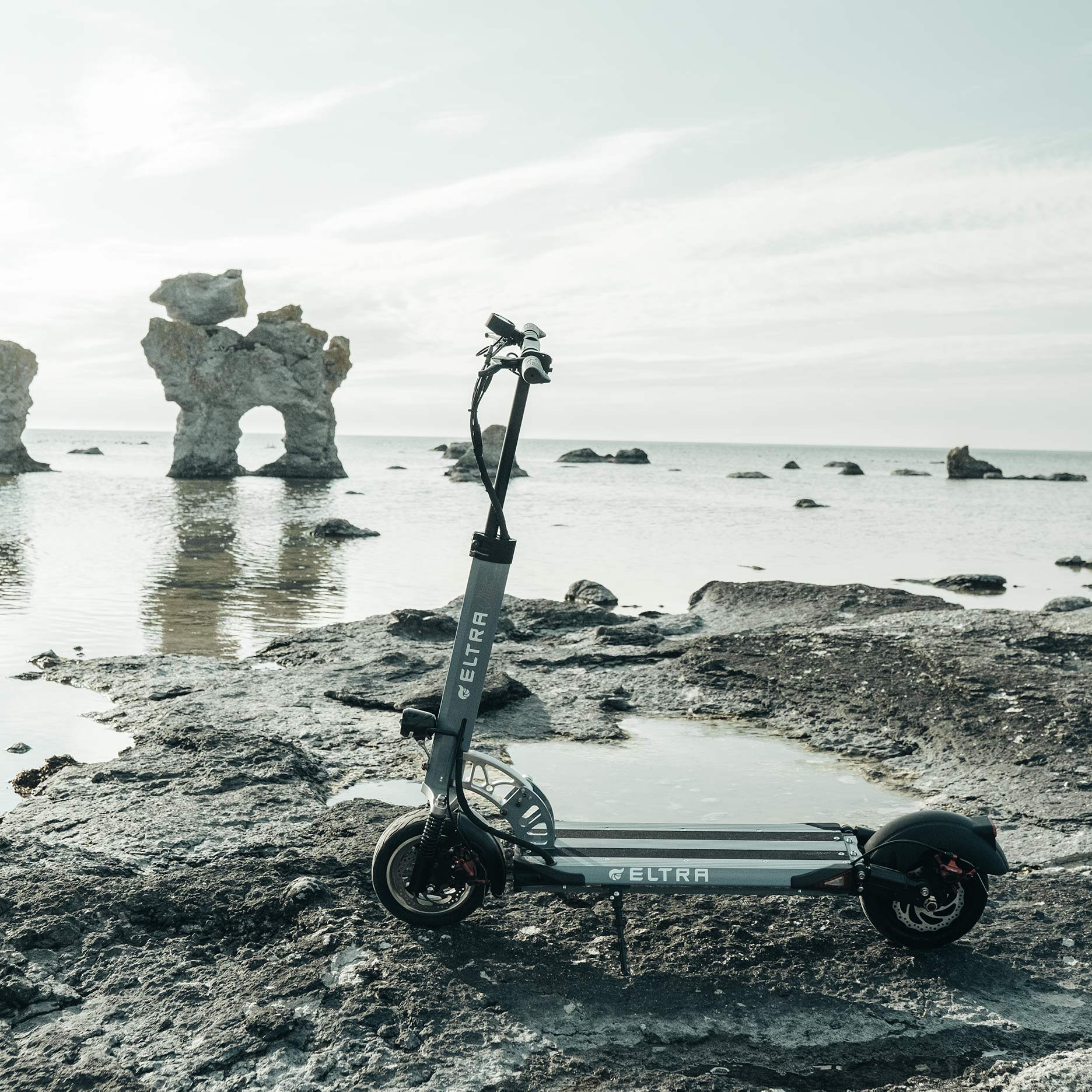 grey eltra ultra electric scooter from eltra store