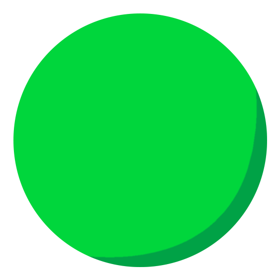 a green circle